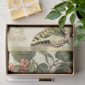 蝶とトンボと赤い花 薄葉紙 (ギフト)