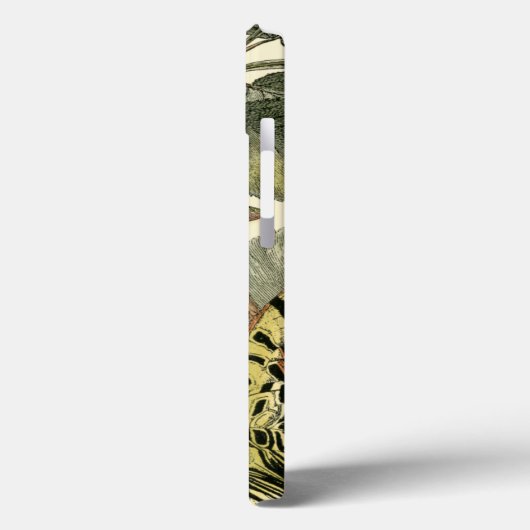 蝶とトンボと赤い花 Case-Mate iPhoneケース (裏面 / 左)