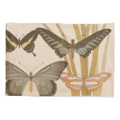 蝶とトンボヴィンテージ動物 枕カバー (裏面)