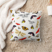 蝶とトンボ クッション (ブランケット)