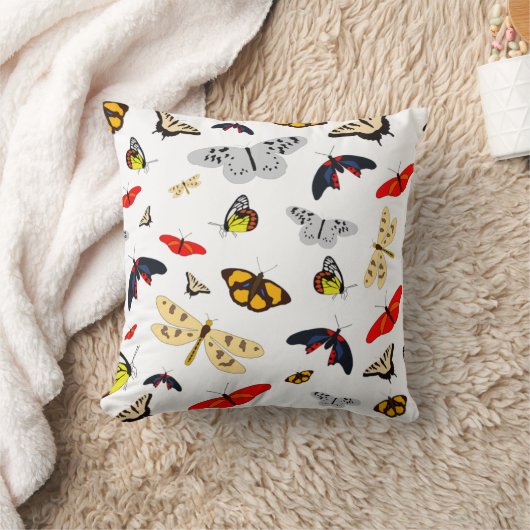 蝶とトンボ  クッション (ブランケット)