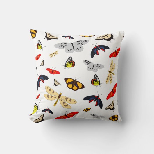 蝶とトンボ クッション (正面)