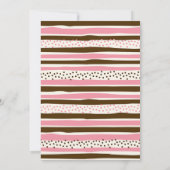 蝶とドーナツの合同誕生日 招待状 (裏面)