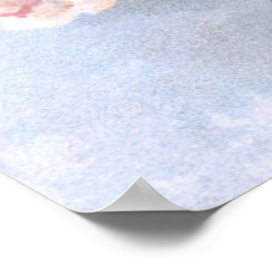 蝶とハチドリ ポスター (角)