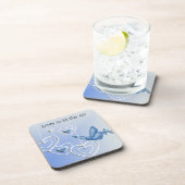 蝶とハート コースター (右側)