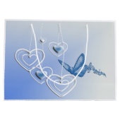 蝶とハート ラージペーパーバッグ (裏面)