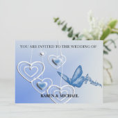 蝶とハート 招待状 (スタンド正面)