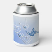 蝶とハート 缶クーラー (缶裏面)