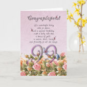 蝶とバラと99thバースデーカード – co カード (黄色い花)