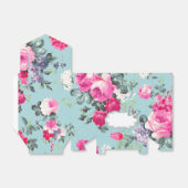 蝶とバラ絵画の フェイバーボックス (折り畳みなし)