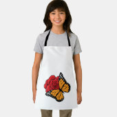 蝶とバラ エプロン (インサイチュ)
