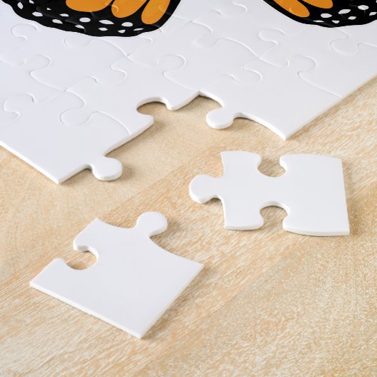 蝶とバラ ジグソーパズル (側面)