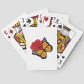 蝶とバラ トランプ (裏面)