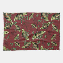 蝶とパターンシームレスな水色