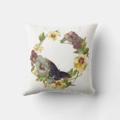 蝶とパン クッション (裏面)