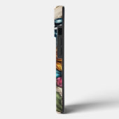 蝶とヒマワリのモノグラム Case-Mate iPhoneケース (裏面 / 左)