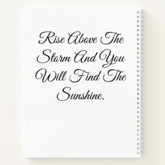 蝶とヒマワリ感動的引用文。 ノートブック