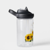 蝶とヒマワリ ウォーターボトル (右面)