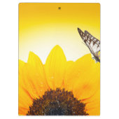 蝶とヒマワリ クリップボード (裏面)