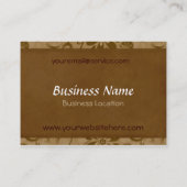 蝶とビーズ 名刺 (裏面)