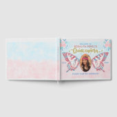 蝶とフォトキンセアニェラスウィート15誕生日 ゲストブック (全面)