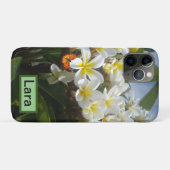 蝶とフランジパニカスタマイズス、 Case-Mate iPhoneケース (裏面(横))