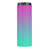 蝶とフローラハート パーソナライズされた タンブラー (裏面)