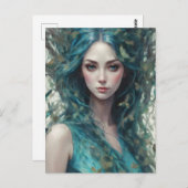 蝶とブルースのシリーズ4 ポストカード (正面/裏面)