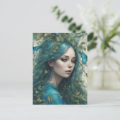 蝶とブルースのシリーズ5 ポストカード (スタンド正面)