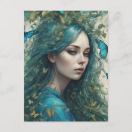 蝶とブルースのシリーズ5 ポストカード