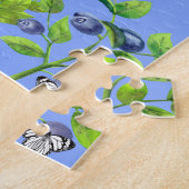 蝶とブルーベリー ジグソーパズル (側面)