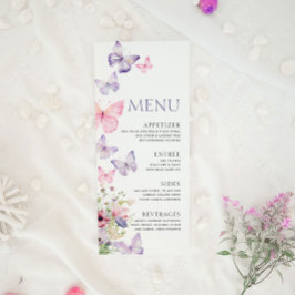 蝶とベビーシャワーメニュー メニュー