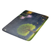 蝶とホタル付きナイトウィローツリー バスマット (アングル)