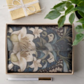 蝶とユリの植物 薄葉紙 (ギフト)