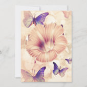 蝶とユリ 招待状 (正面)