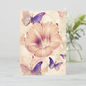 蝶とユリ 招待状 (スタンド正面)