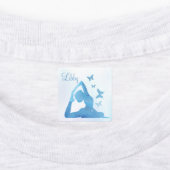 蝶とヨガ ラベル (貼付)