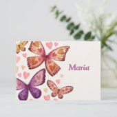 蝶とラブフラットサンキューカード サンキューカード (スタンド正面)