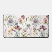 蝶とワイルドフラワー デスクマット (正面)