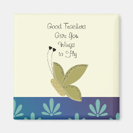 蝶と先生ことわざ マグネット