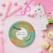 蝶と南西の色キンセアニェラ ペーパープレート (パーティー)