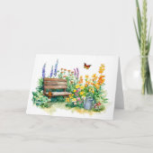 蝶と夏の庭 ノートカード (正面)