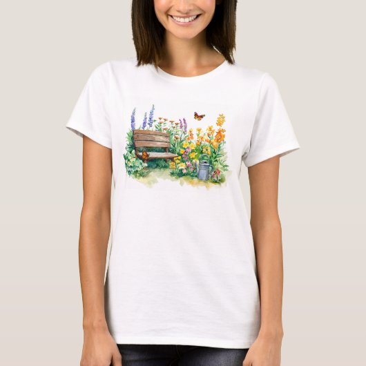 蝶と夏の庭 Tシャツ (正面)
