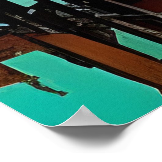 蝶と女 ポスター (角)