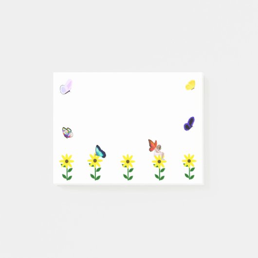 蝶と妖精のポストイット®ノート ポストイット (正面)