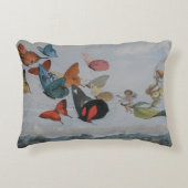 蝶と妖精の女王蝶の妖精 アクセントクッション (正面)