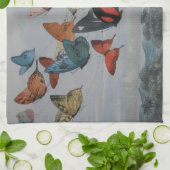 蝶と妖精の女王蝶の妖精 キッチンタオル (折り畳み)