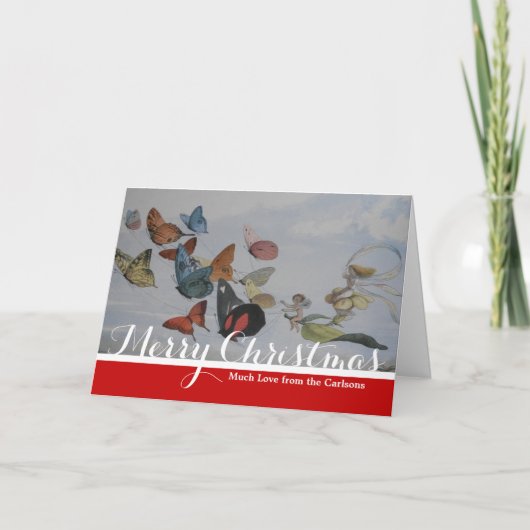 蝶と妖精の女王蝶の妖精 シーズンカード (正面)