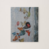 蝶と妖精の女王蝶の妖精 ジグソーパズル (縦)