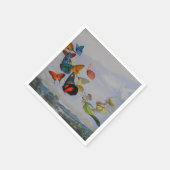 蝶と妖精の女王蝶の妖精 スタンダードカクテルナプキン (角)